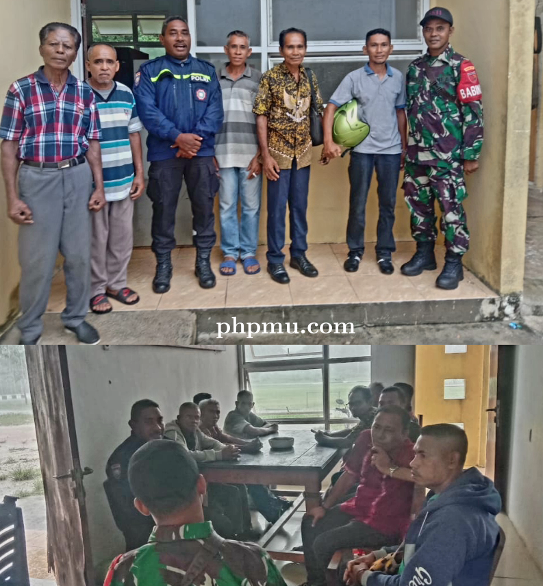 Bhabinkamtibmas Polsek Moa Mediasi Sengketa Tanah antara Warga